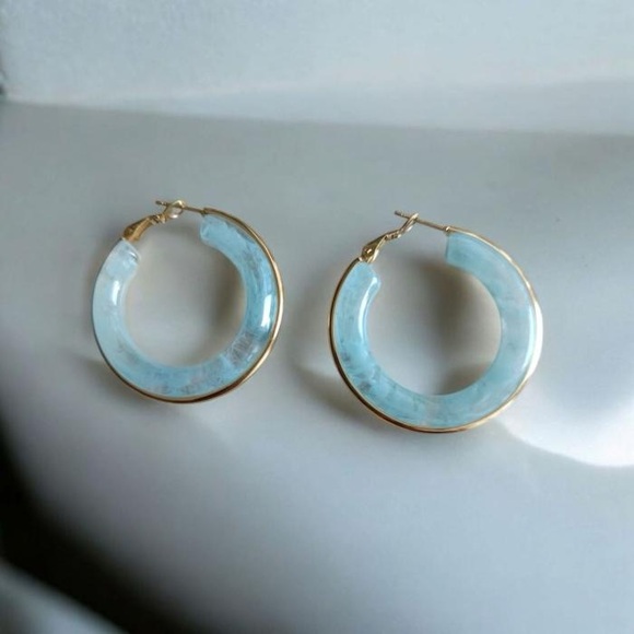 Jewelry - Ocean Swirl Hoops